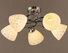 Люстра потолочная пятирожковая Мелодия Света P6037/5 Хром картинка 